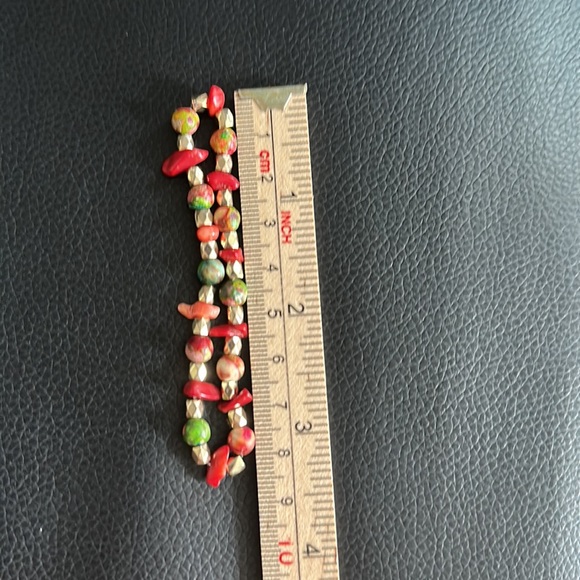 Handmade Imperial Jasper and Agate Necklace and Bracelet Set - Picture 4 of 5